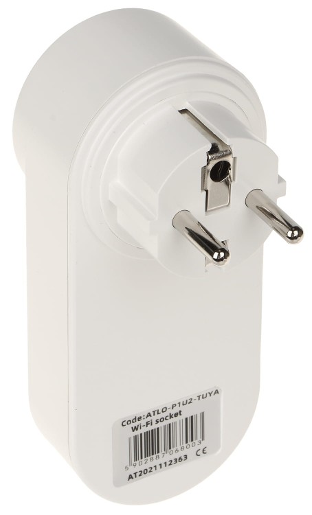 INTELIGENTNE GNIAZDO ELEKTRYCZNE ATLO-P1U2-TUYA Wi-Fi, Tuya Smart-1320175