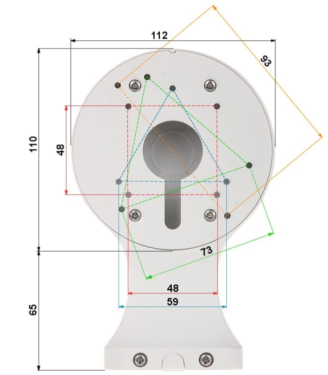 UCHWYT KAMERY BD-B173-1342156