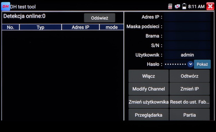 WIELOFUNKCYJNY TESTER CCTV CS-H7-50H-1328777