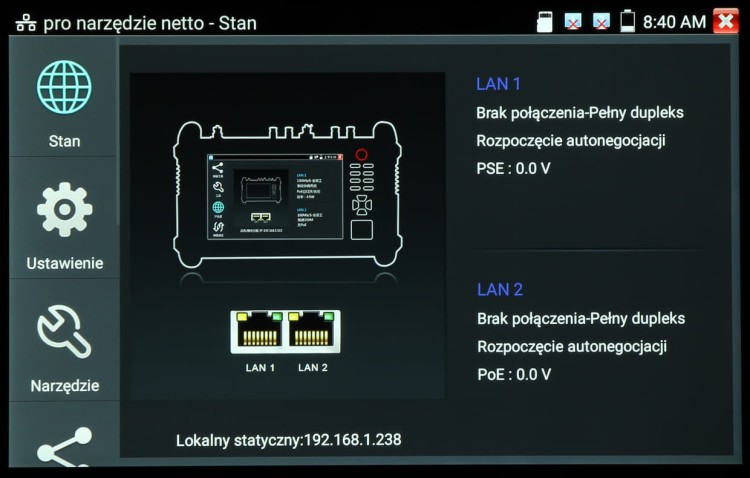 WIELOFUNKCYJNY TESTER CCTV CS-H7-70H-1347408