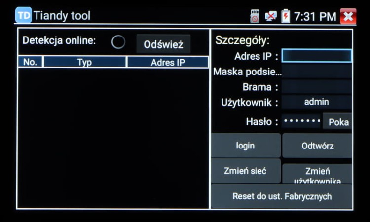 WIELOFUNKCYJNY TESTER CCTV CS-HB-45W-1322602