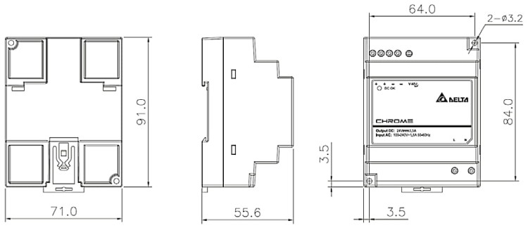 ZASILACZ IMPULSOWY DRC-24V60W-1AZ-1351834