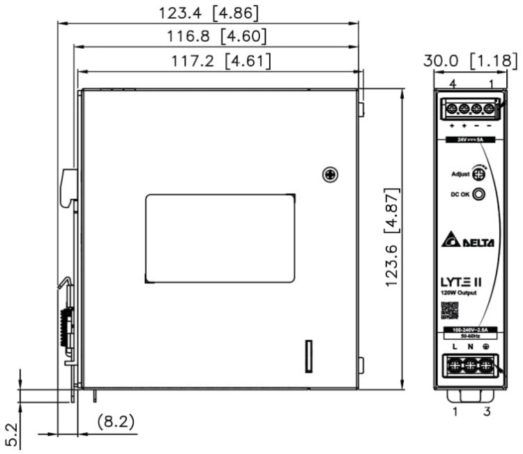 ZASILACZ IMPULSOWY DRL-12V120W-1EN-1445950