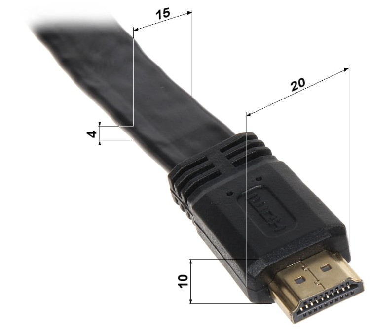 KABEL HDMI-10-FL 10m-1348491