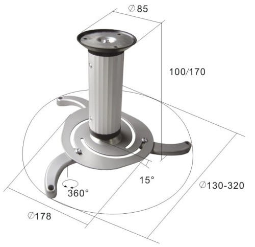UCHWYT PROJEKTORA MC-515S-1351431