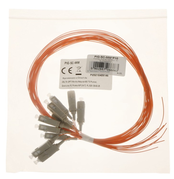 PIGTAIL WIELOMODOWY WTYK SC 50/125 PIG-SC-MM*P10-1326117