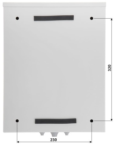 HERMETYCZNA SZAFA RACK WISZĄCA R10-6U/230/H-1345739
