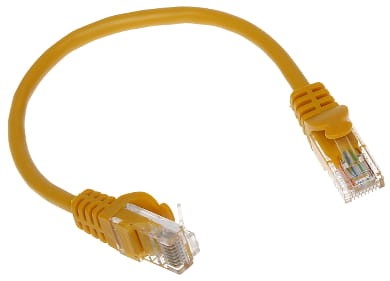 PATCHCORD RJ45/0.2-YELLOW 0.2m-1348567