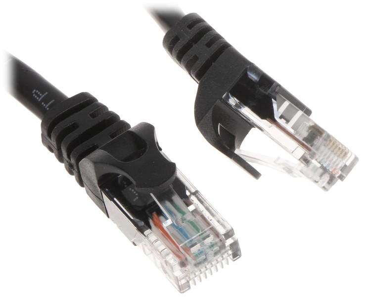 PATCHCORD RJ45/0.5-BLACK 0.5m-1353718