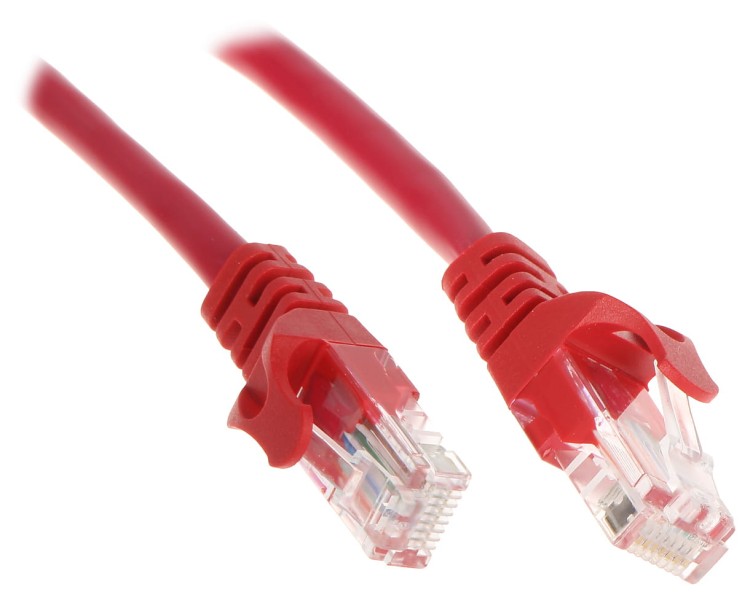 PATCHCORD RJ45/0.5-RED 0.5m-1353708