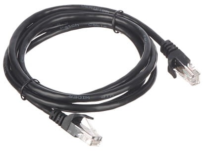 PATCHCORD RJ45/1.8-BLACK 1.8m-1354144