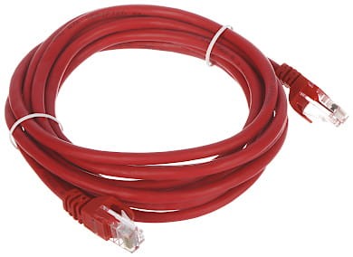 PATCHCORD RJ45/3.0-RED 3.0m-1354117