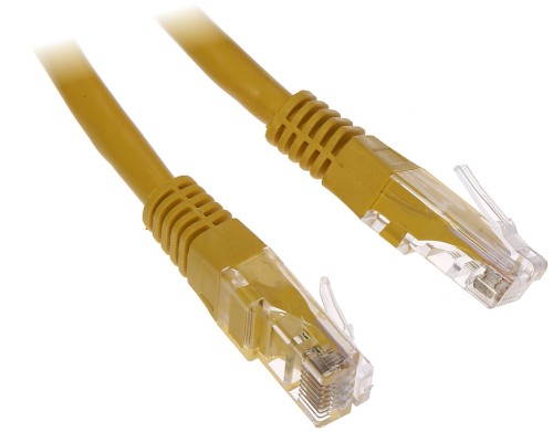 PATCHCORD RJ45/6/0.5-YELLOW 0.5m-1350851
