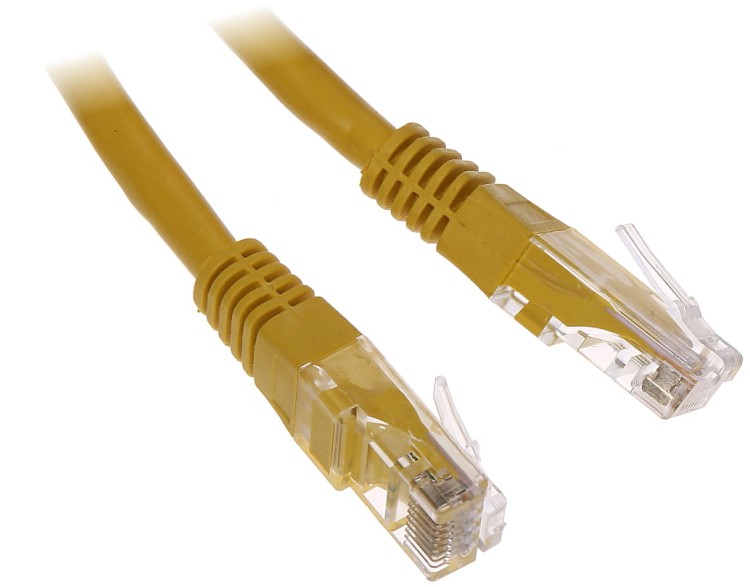 PATCHCORD RJ45/6/0.5-YELLOW 0.5m-1350851