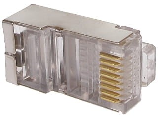 WTYK MODULARNY EKRANOWANY RJ45/EKRAN*P100-1353233