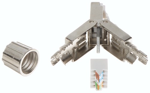 WTYK MODULARNY EKRANOWANY RJ45/FTP6A-HAND-1345747