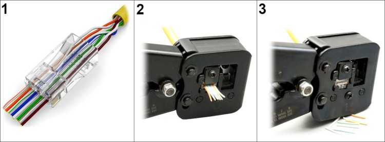 WTYK MODULARNY RJ45T/6*P100 TYP EZ-1341480
