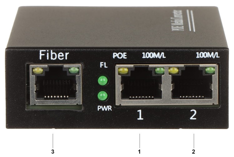 SWITCH POE SPS-2P/1 3-PORTOWY-1345416