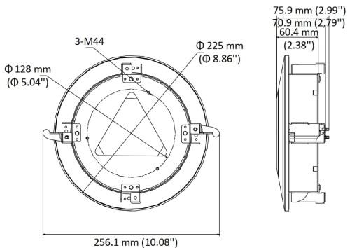 UCHWYT SUFITOWY DO KAMER KULISTYCH DS-1227ZJ-DM44 Hikvision-1319737