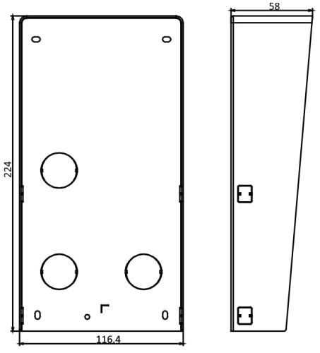 OBUDOWA NATYNKOWA DS-KABD8003-RS2 Hikvision-1328632