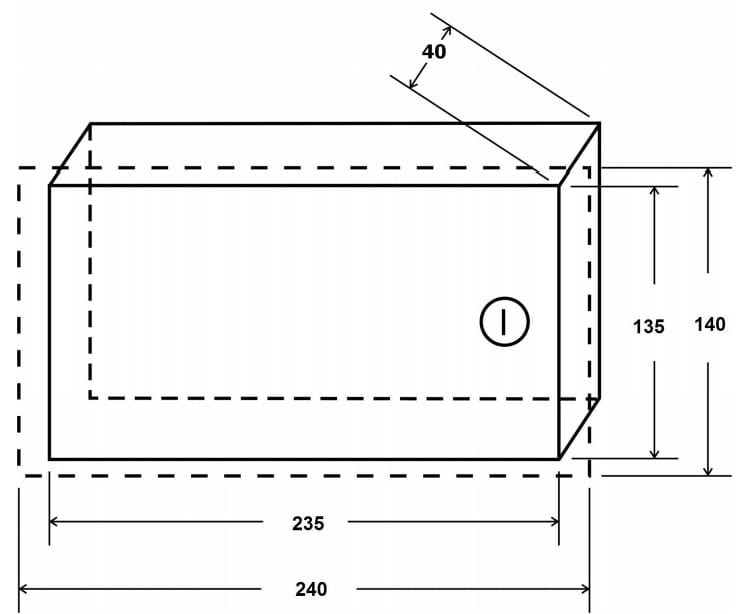 OBUDOWA KLAWIATURY ALARMOWEJ AWO-351-1350861