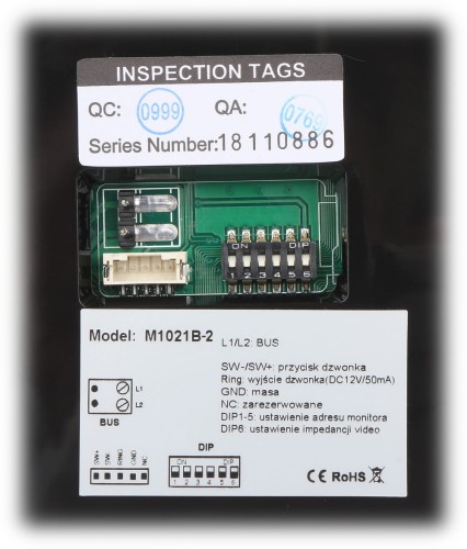PANEL WEWNĘTRZNY M1021B-2 VIDOS-1334173