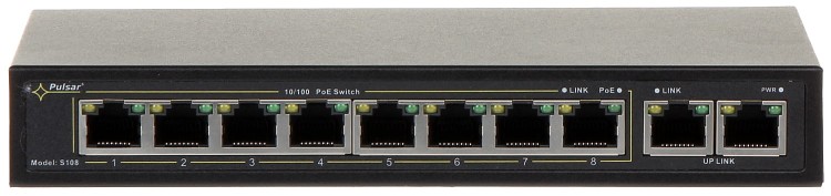 SWITCH POE S-108 8-PORTOWY PULSAR-1342839