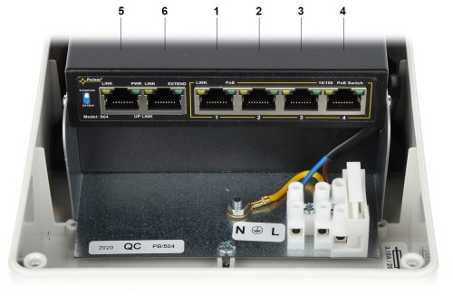 SWITCH POE S-64H 4-PORTOWY PULSAR-1332032