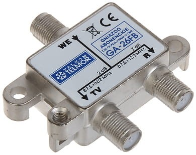 GNIAZDO KOŃCOWE GA-26FB R-TV TELMOR-1347247