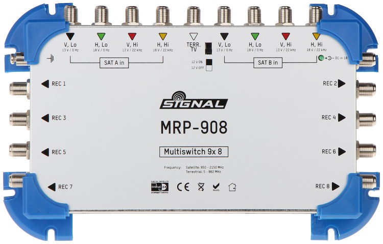 MULTISWITCH MRP-908 9 WEJŚĆ/8 WYJŚĆ SIGNAL-1341138