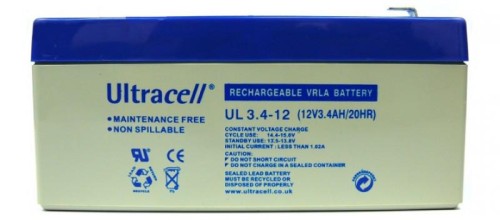 Akumulator AGM ULTRACELL UL 12V 3.4Ah-1515892
