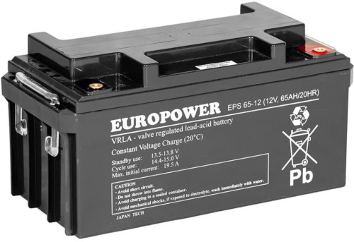 Akumulator EUROPOWER serii EPS 12V 65Ah-1498065