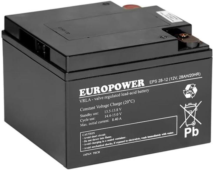 Akumulator EUROPOWER serii EPS 12V 28Ah-1498066