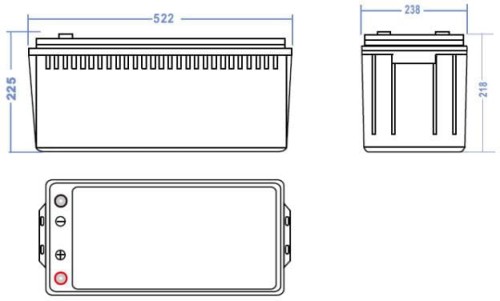 AKUMULATOR AGM Green Cell VRLA 12V 200Ah-1504696