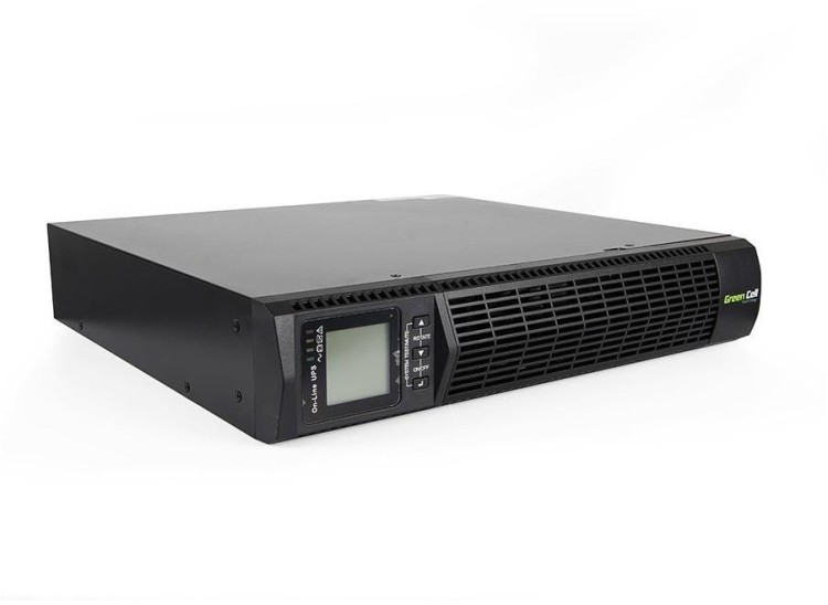 UPS ZASILACZ AWARYJNY Green Cell 3000VA 2700W DO SZAFY RACK RTII Z WYŚWIETLACZEM LCD UPS15-1502642