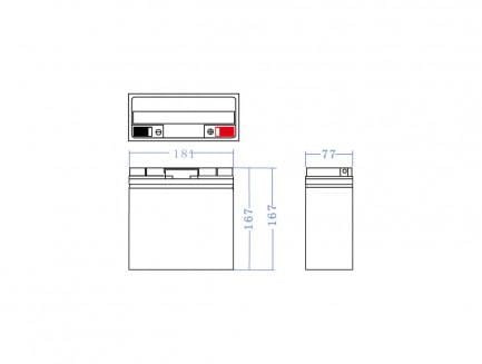 AKUMULATOR AGM Green Cell VRLA 12V 20Ah-1498374