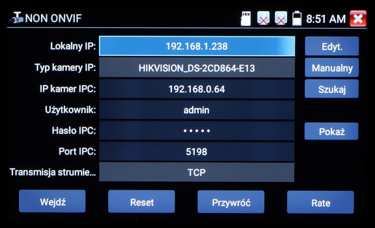 WIELOFUNKCYJNY TESTER CCTV CS-HB-30H-1521502