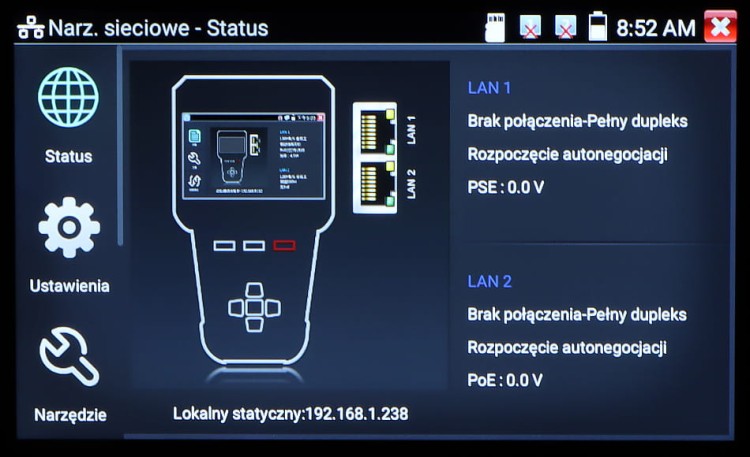 WIELOFUNKCYJNY TESTER CCTV CS-HB-30H-1521505