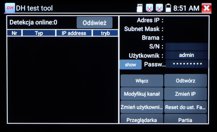 WIELOFUNKCYJNY TESTER CCTV CS-HB-30H-1521503