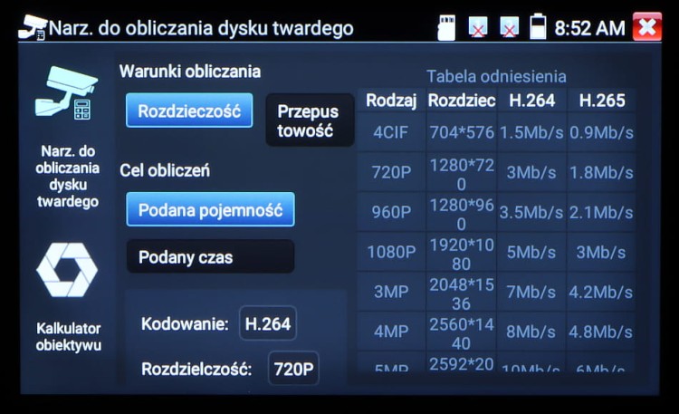 WIELOFUNKCYJNY TESTER CCTV CS-HB-30H-1521506