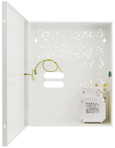 Pulsar AWO300 – obudowa alarmowa natynkowa – widok z przodu (otwarta)