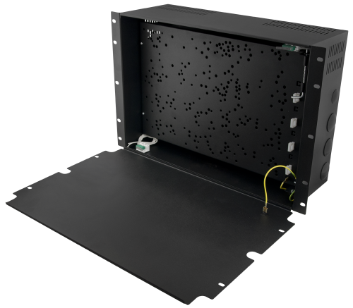 Pulsar RAWO7 – obudowa RACK Security – widok z przodu (otwarta)