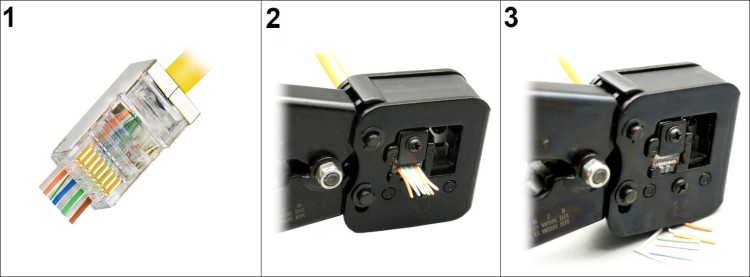 WTYK MODULARNY EKRANOWANY RJ45T-EKRAN*P100 TYP EZ-1518107