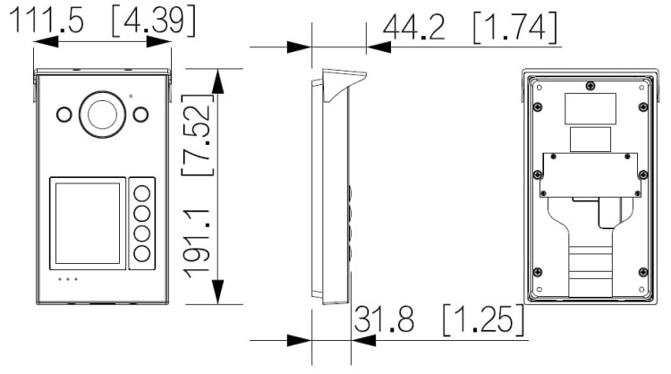 WIDEODOMOFON VTO3312Q-P DAHUA-1319675