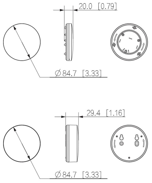 BEZPRZEWODOWA CZUJKA ZALANIA WODĄ ARD912-W2(868D) DAHUA-1547909