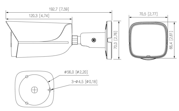 KAMERA IP IPC-HFW5442E-ASE-0360B-S3 WizMind - 4Mpx 3.6mm DAHUA-1560599