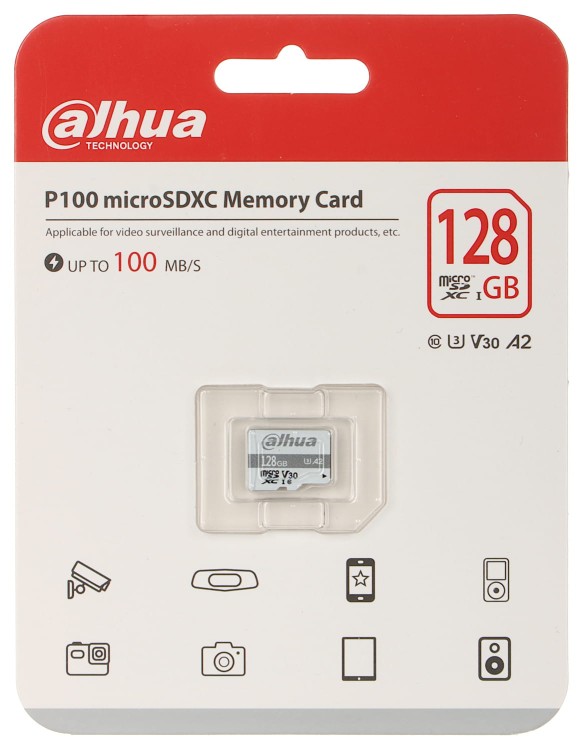 KARTA PAMIĘCI TF-P100/128GB microSD UHS-I, SDXC 128GB DAHUA-1561866