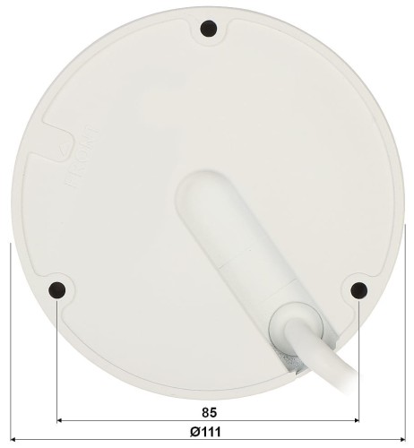 KAMERA WANDALOODPORNA IP IPC-HDBW3842E-AS-0280B WizSense - 8.3Mpx, 4K UHD 2.8mm DAHUA-1567927