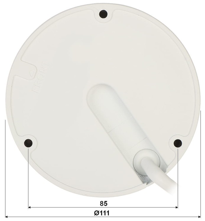 KAMERA WANDALOODPORNA IP IPC-HDBW3842E-AS-0280B WizSense - 8.3Mpx, 4K UHD 2.8mm DAHUA-1567927