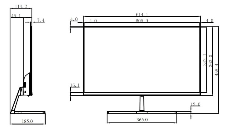 MONITOR VGA, HDMI, AUDIO LM27-B200S 27" DAHUA-1568103